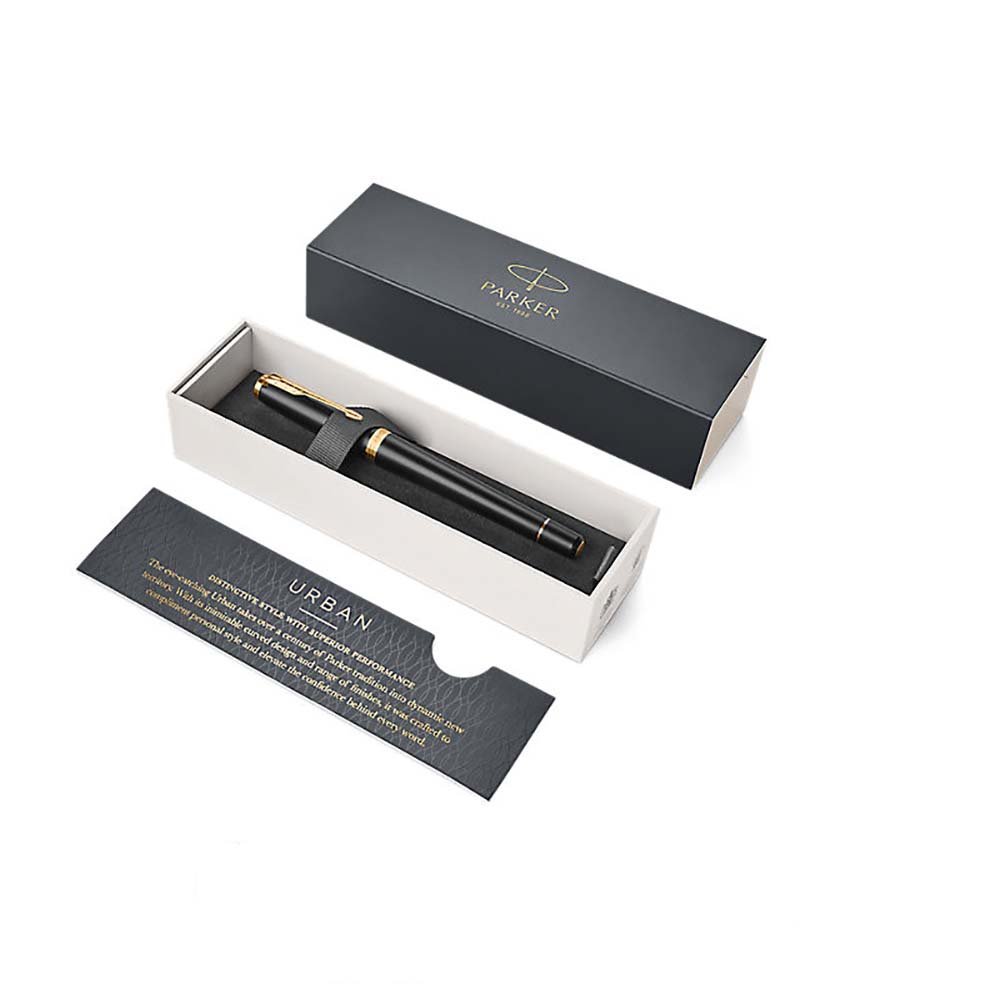 Parker Urban Classic Muted Black GT Fountain pen | Appelboom.com